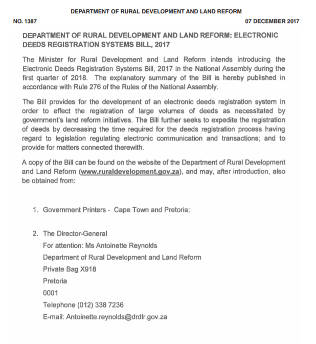 Breakdown Dear South Africa